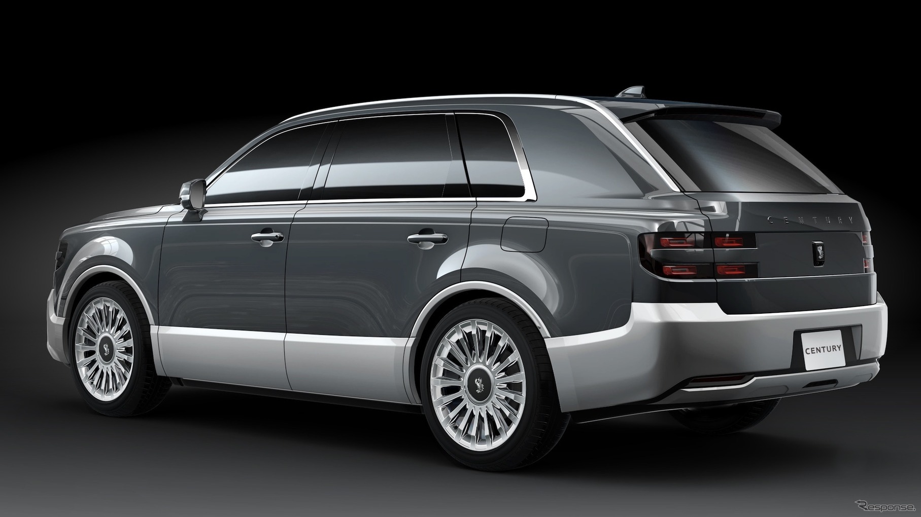 トヨタ・センチュリー新タイプ：黎明プロミネントグレー×シルバー）