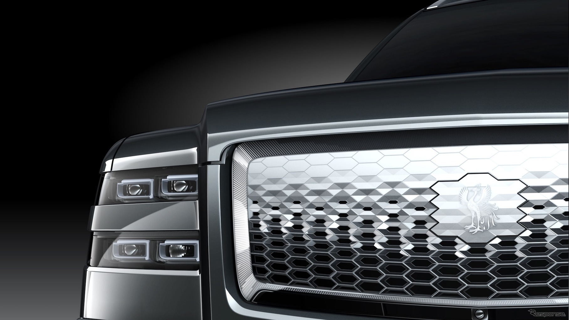 トヨタ・センチュリー新タイプ：黎明プロミネントグレー×シルバー）