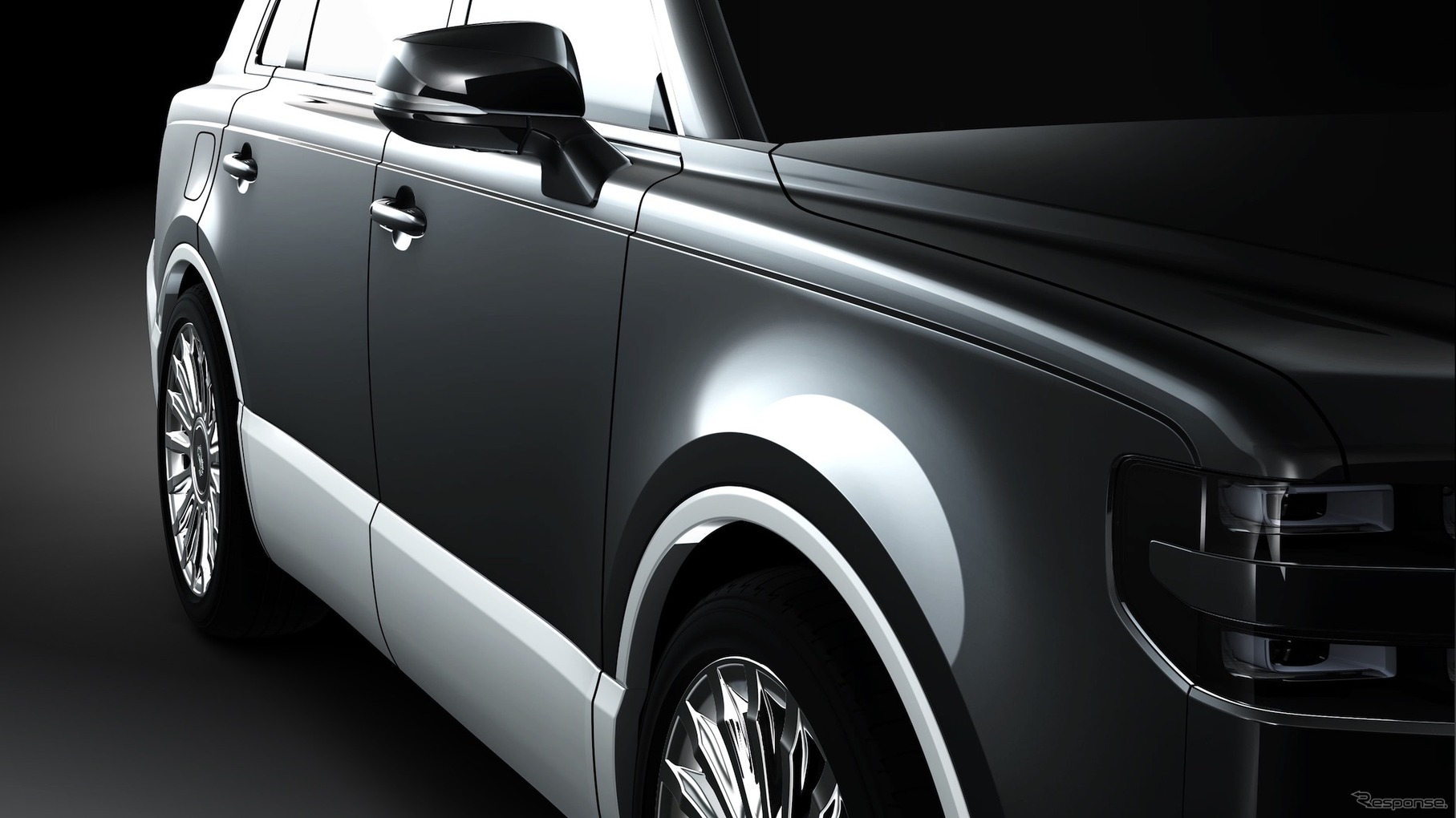 トヨタ・センチュリー新タイプ：黎明プロミネントグレー×シルバー）