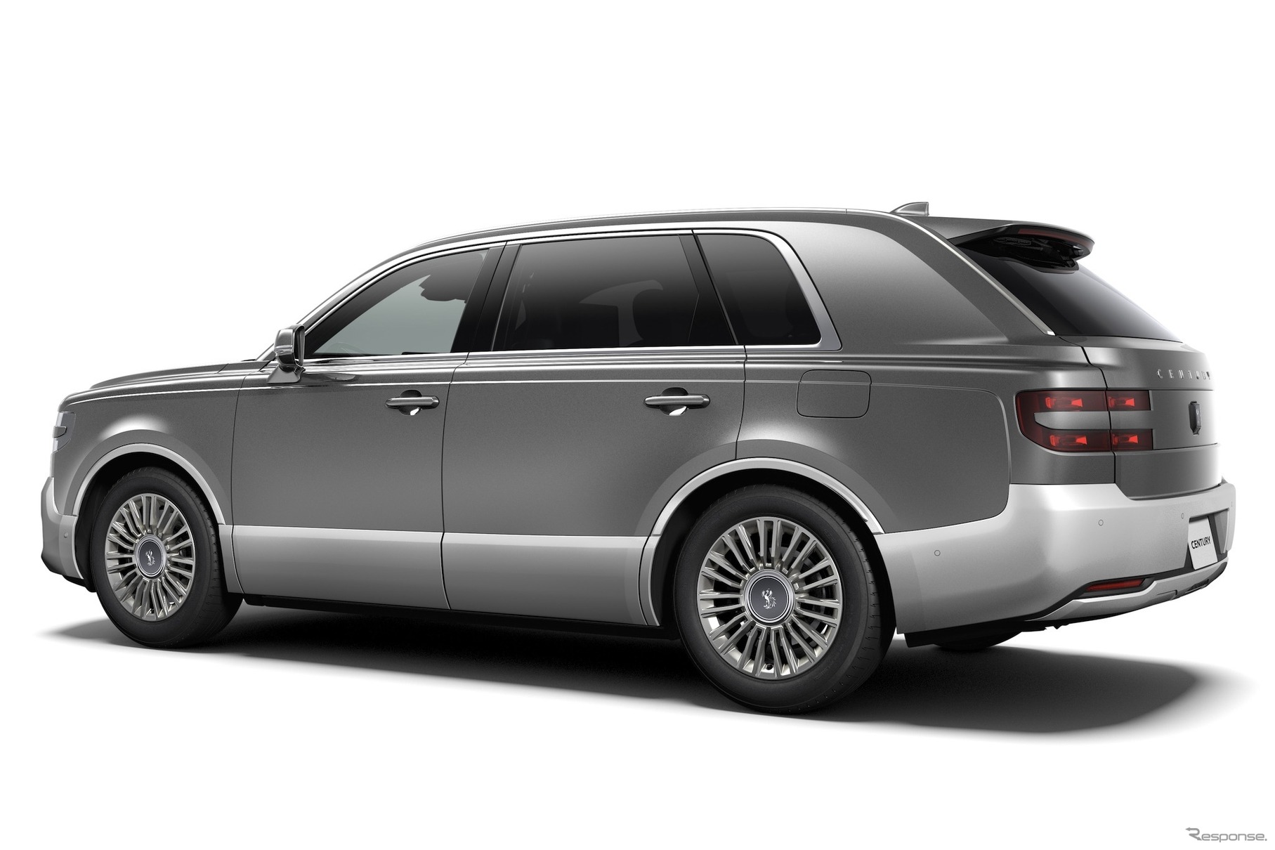 トヨタ・センチュリー新タイプ：黎明プロミネントグレー×シルバー）