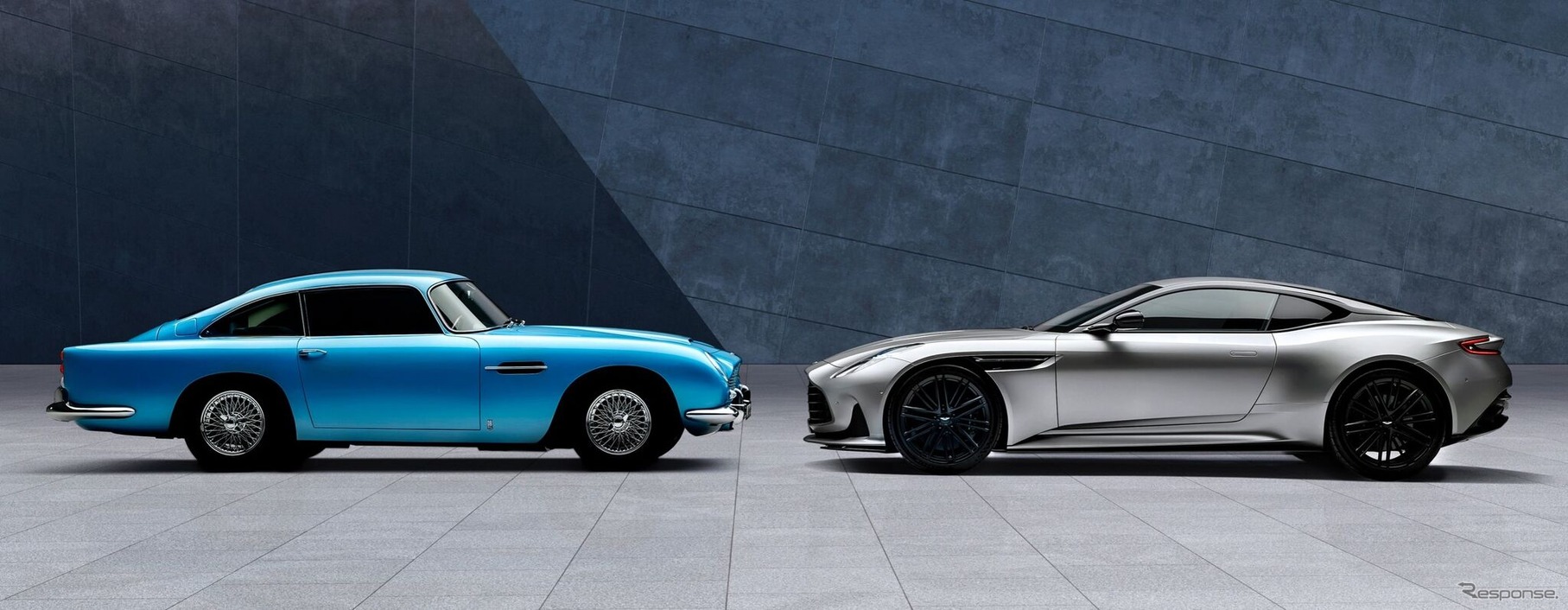 アストンマーティン DB5 と最新の DB12