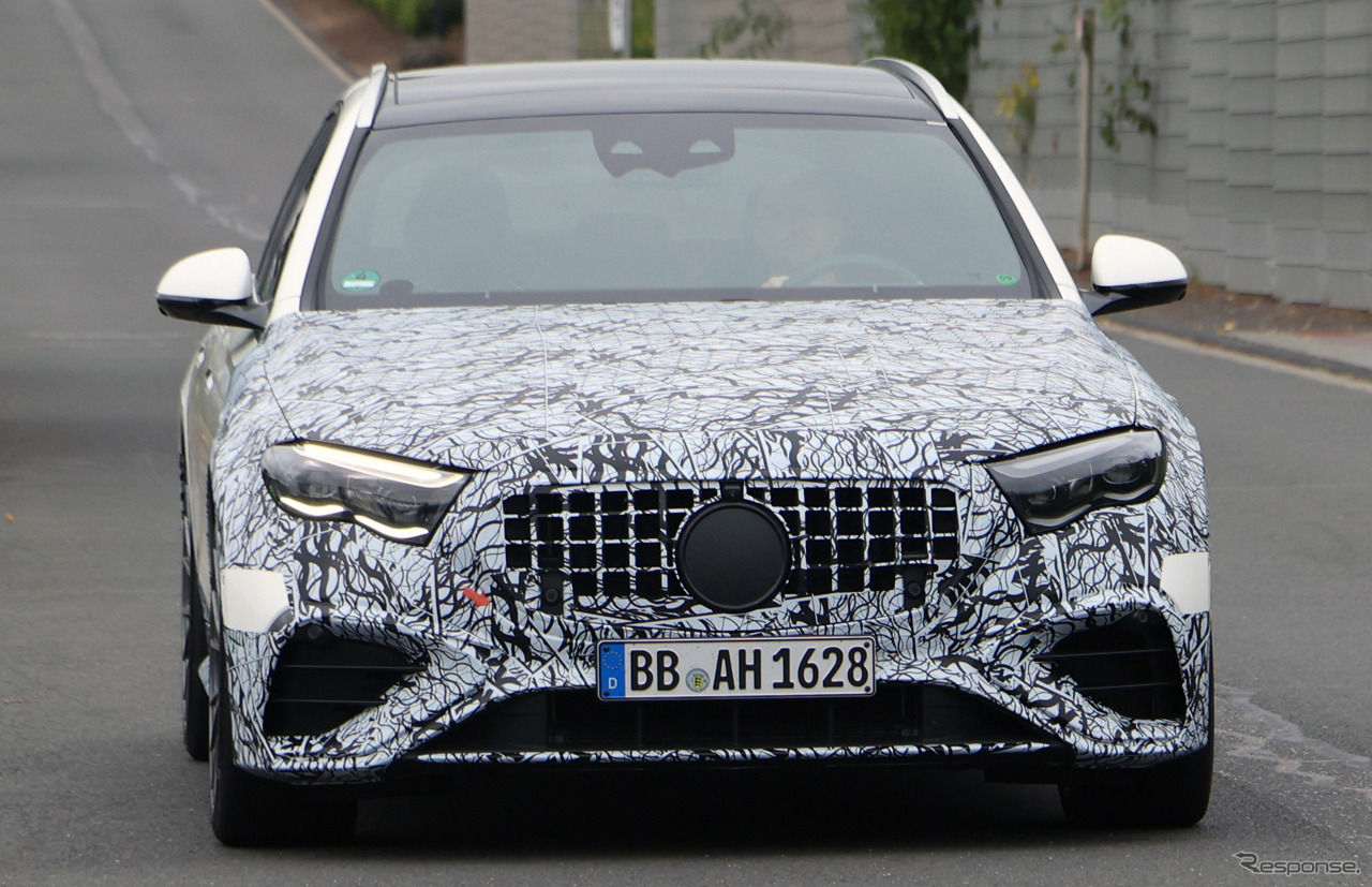 メルセデスAMG E53 ステーションワゴン　新型プロトタイプ（スクープ写真）
