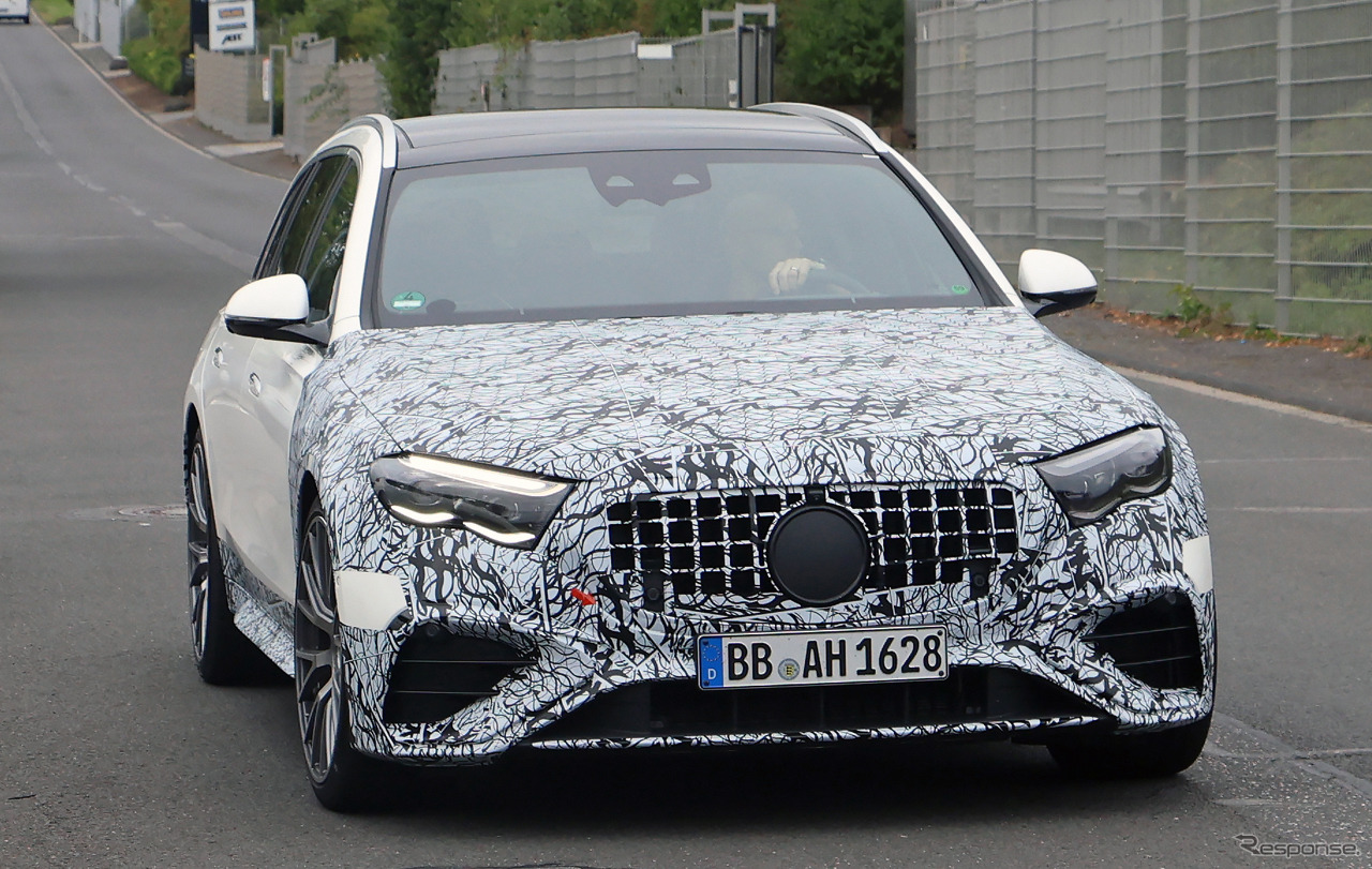 メルセデスAMG E53 ステーションワゴン　新型プロトタイプ（スクープ写真）