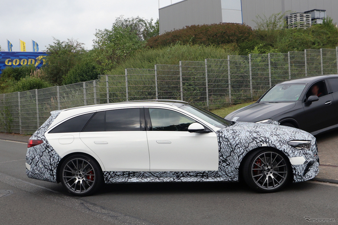 メルセデスAMG E53 ステーションワゴン　新型プロトタイプ（スクープ写真）