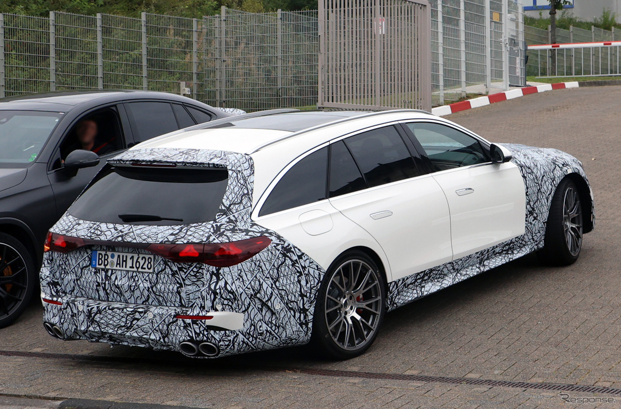 メルセデスAMG E53 ステーションワゴン　新型プロトタイプ（スクープ写真）