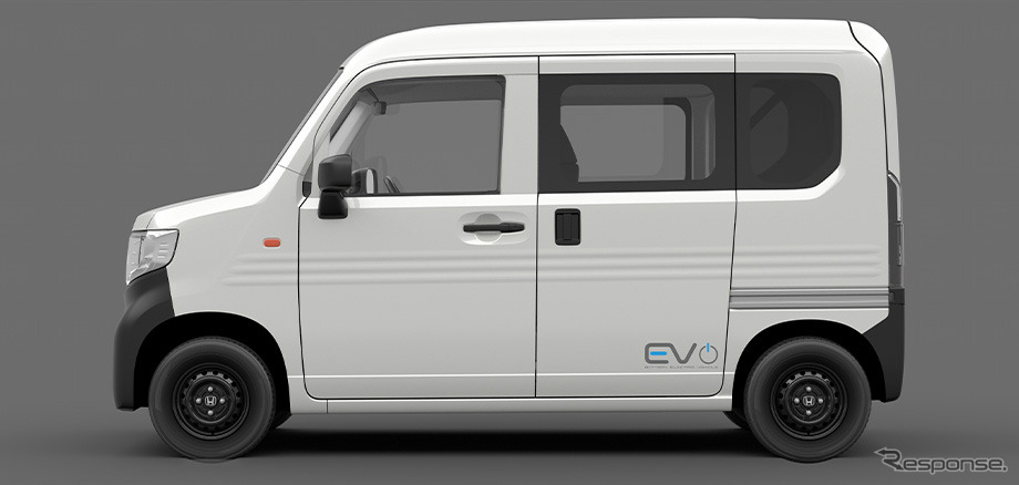 N-VAN e:用純正アクセサリー「デカール EV」装着イメージ