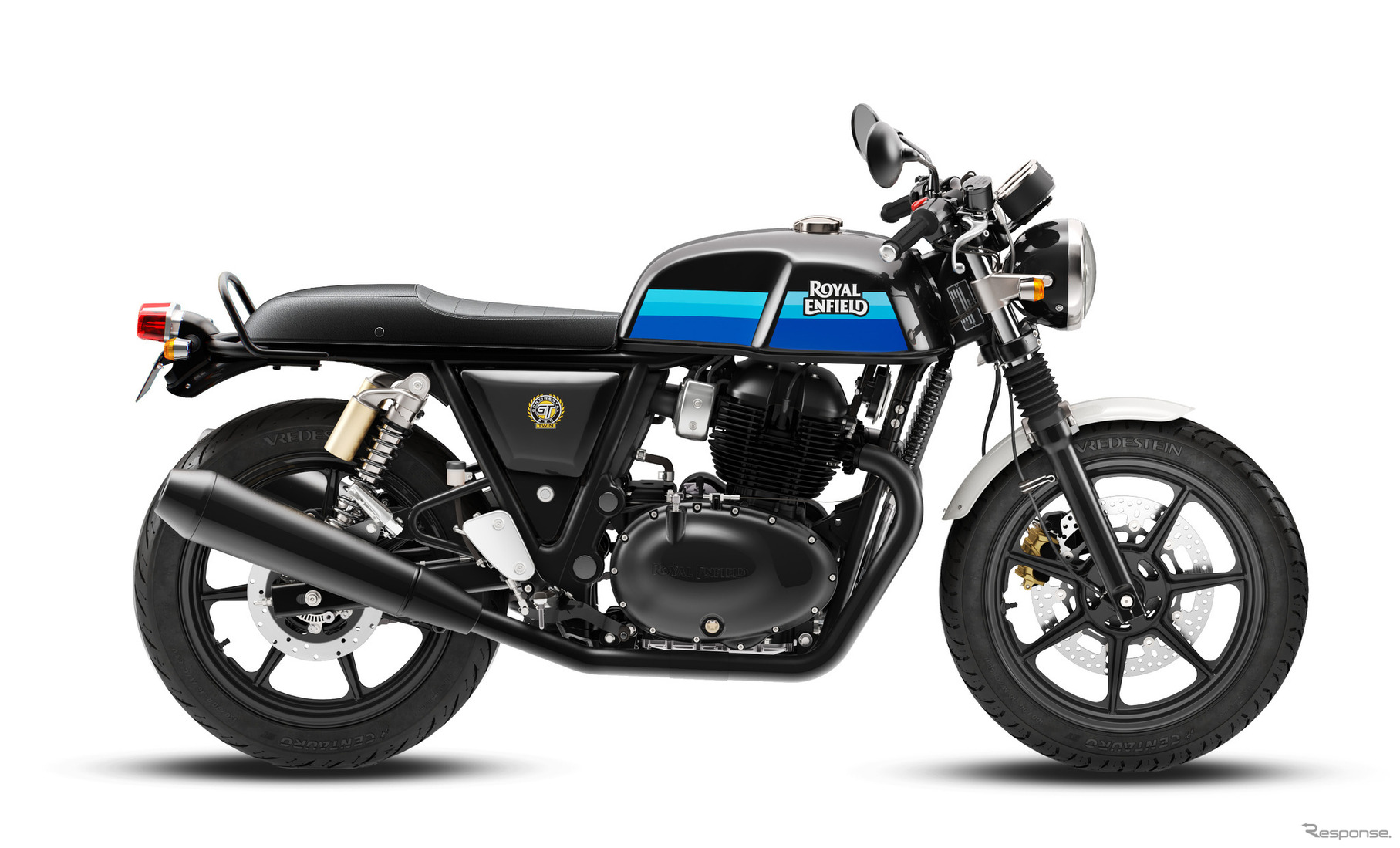 ロイヤルエンフィールド コンチネンタルGT650（ダーク・スリップストリームブルー）
