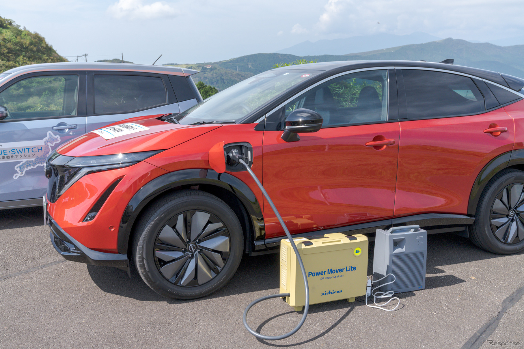 会場となる場所の電気の供給は、アリアから行われていた。
