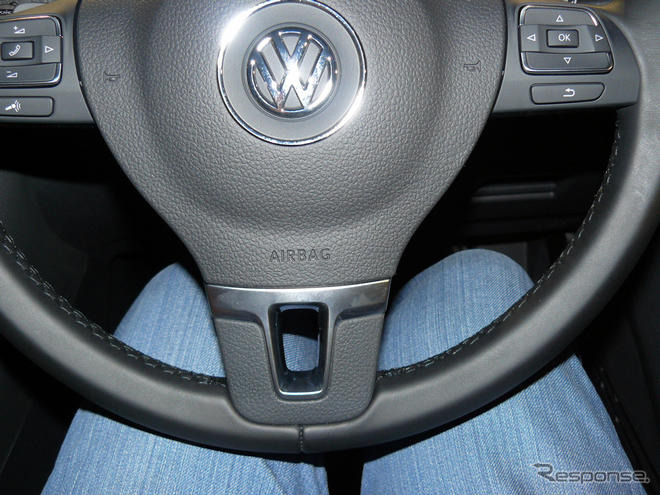 【VW ゴルフ 新型発表】180cm＋・90kg＋でも余裕　欧米人が乗れるのだから…