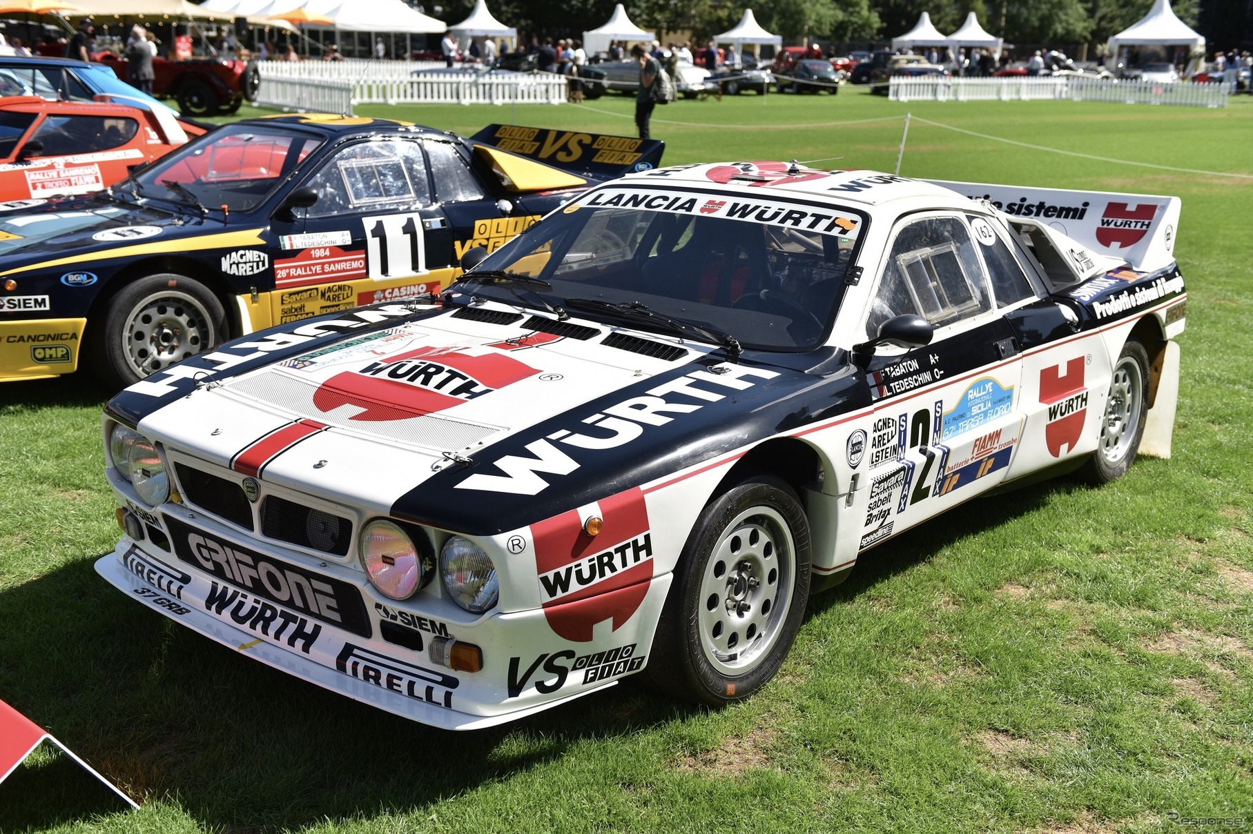 ランチア・ラリー037グループB・1983年型（2020年、ロンドンでの展示会）