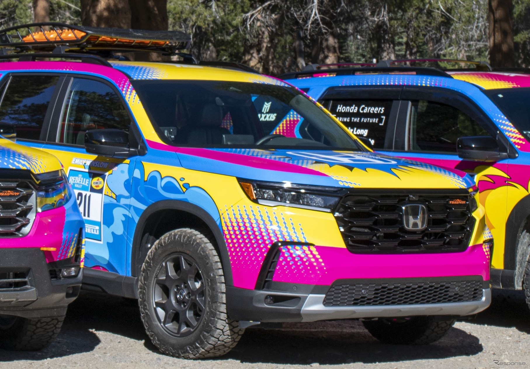 ホンダ・パイロット・トレイルスポーツ の米「Rebelle Rally」参戦車両