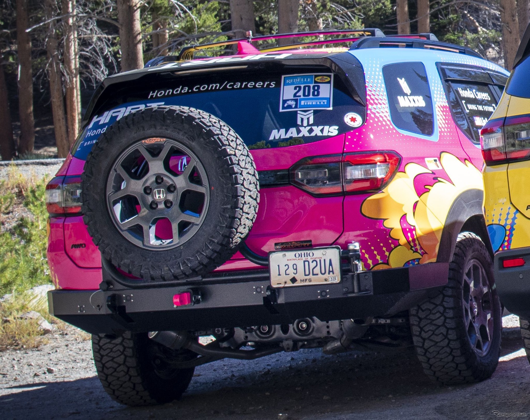 ホンダ・パイロット・トレイルスポーツ の米「Rebelle Rally」参戦車両