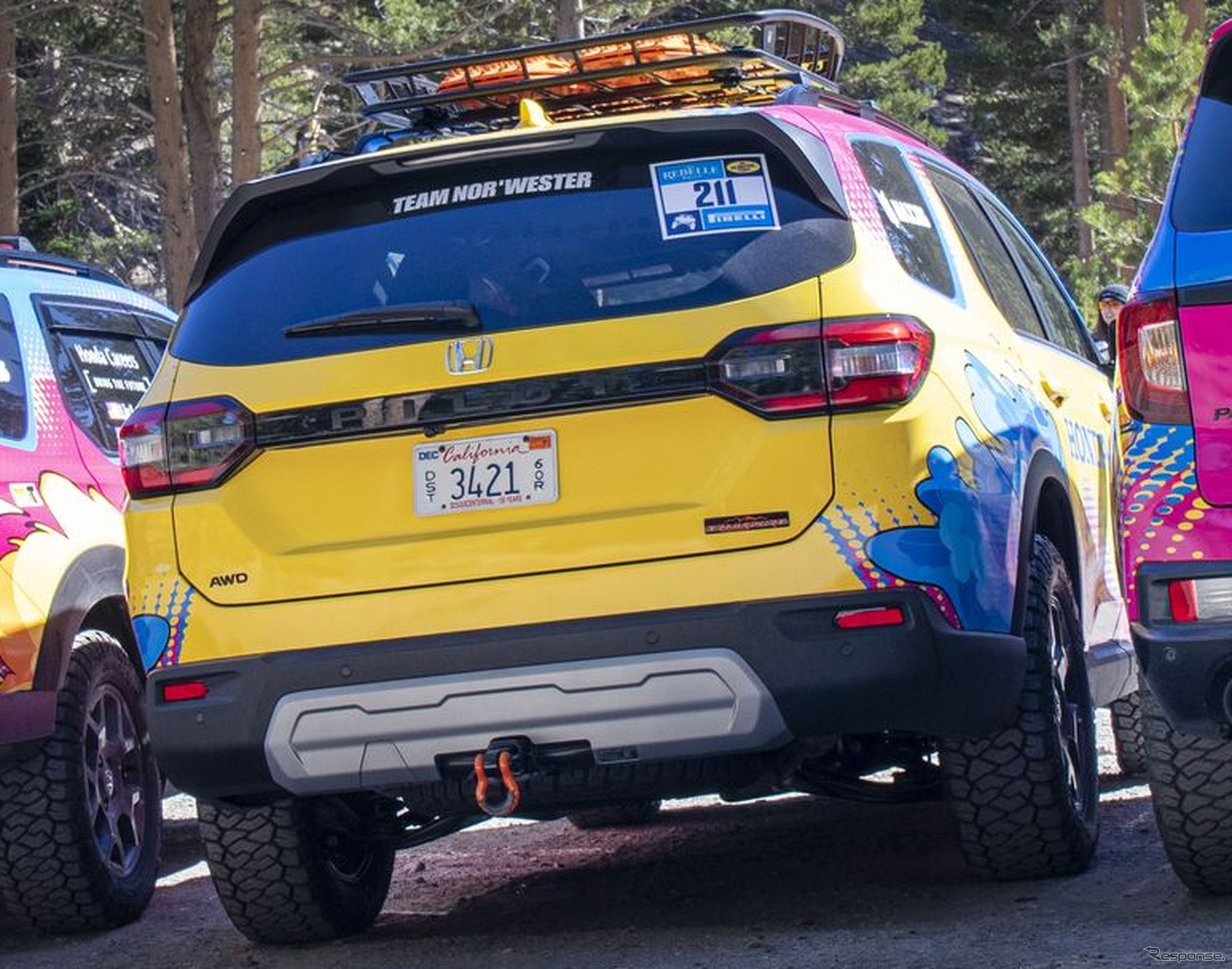 ホンダ・パイロット・トレイルスポーツ の米「Rebelle Rally」参戦車両