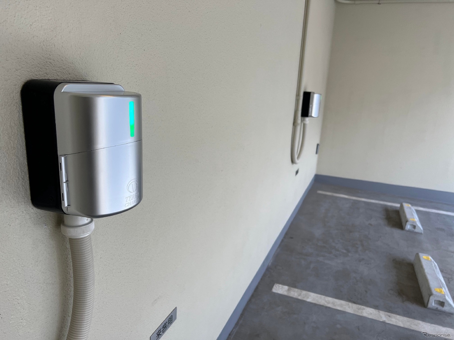 クレイシア板橋本町の駐車場に設置した充電器