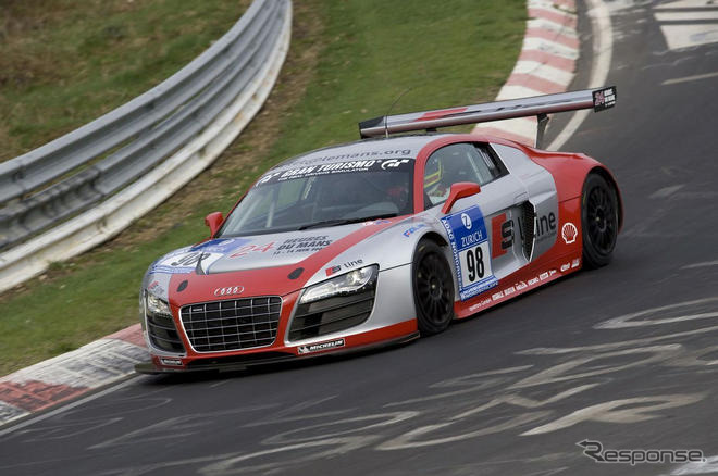 アウディ R8 、ニュル24時間耐久に参戦