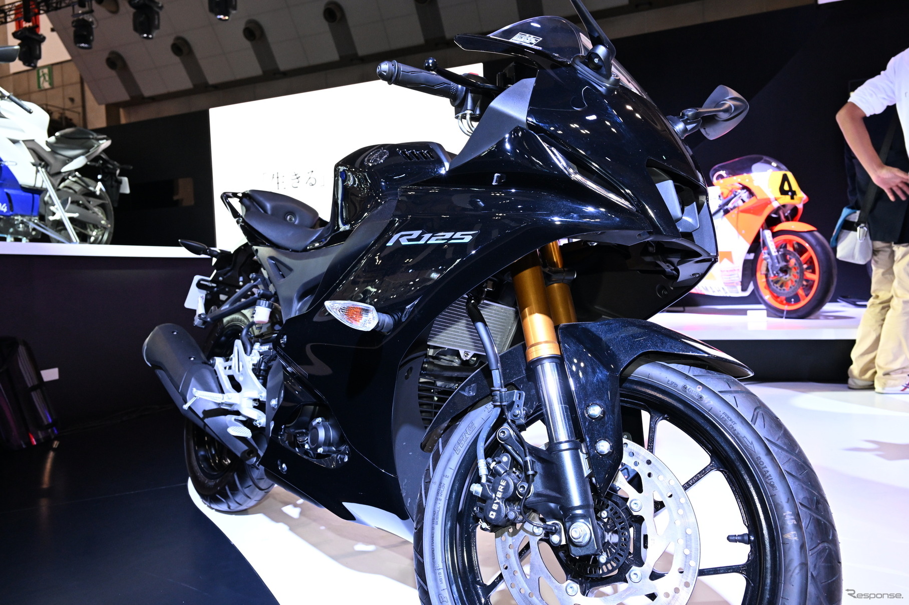 ヤマハの新型125ccシリーズ。写真は『YZF-R125』（ジャパンモビリティショー2023）