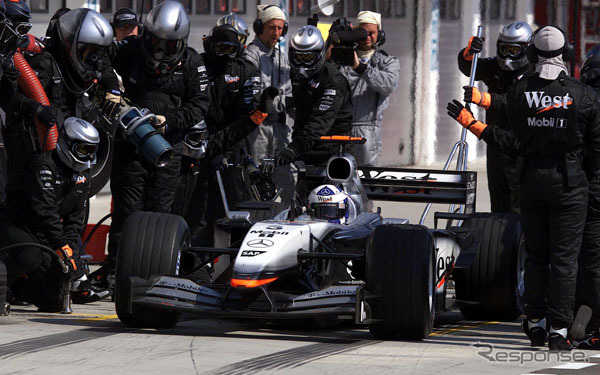 【F1ハンガリーGP決勝】バリケロが今季2勝目……シューマッハ従えて