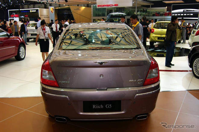 【上海モーターショー09ライブラリー】奇瑞汽車 Riich G5