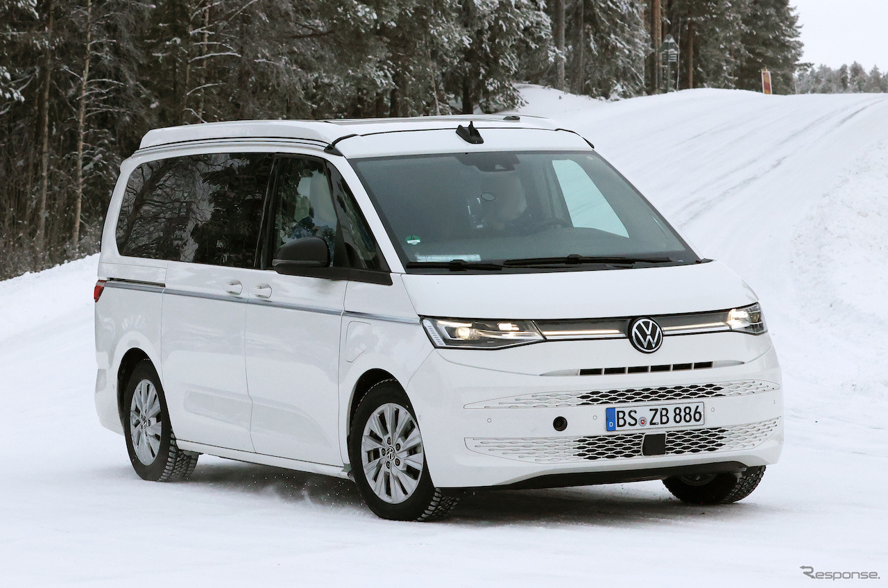 VW カリフォルニア PHEV プロトタイプ（スクープ写真）