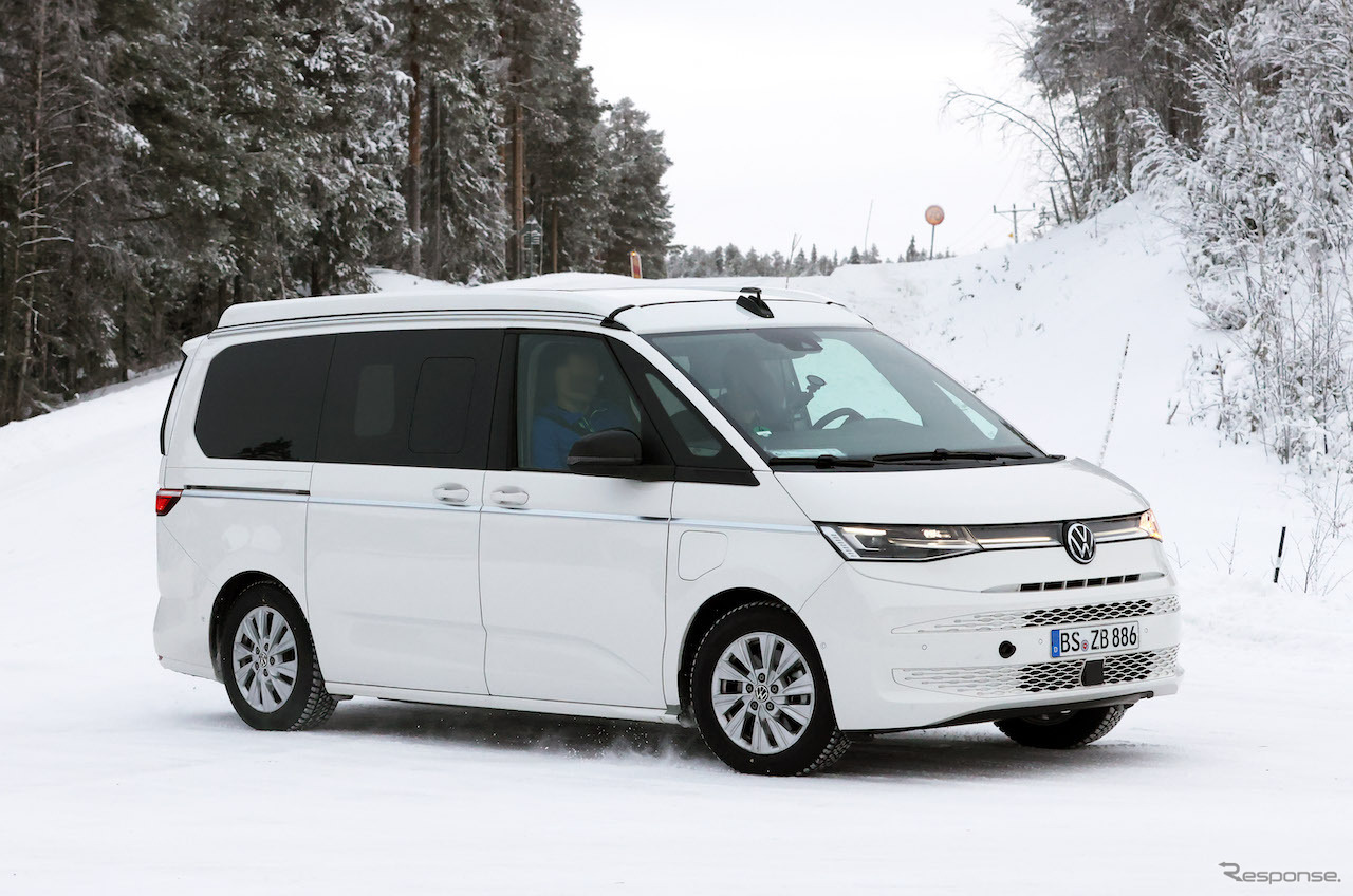 VW カリフォルニア PHEV プロトタイプ（スクープ写真）