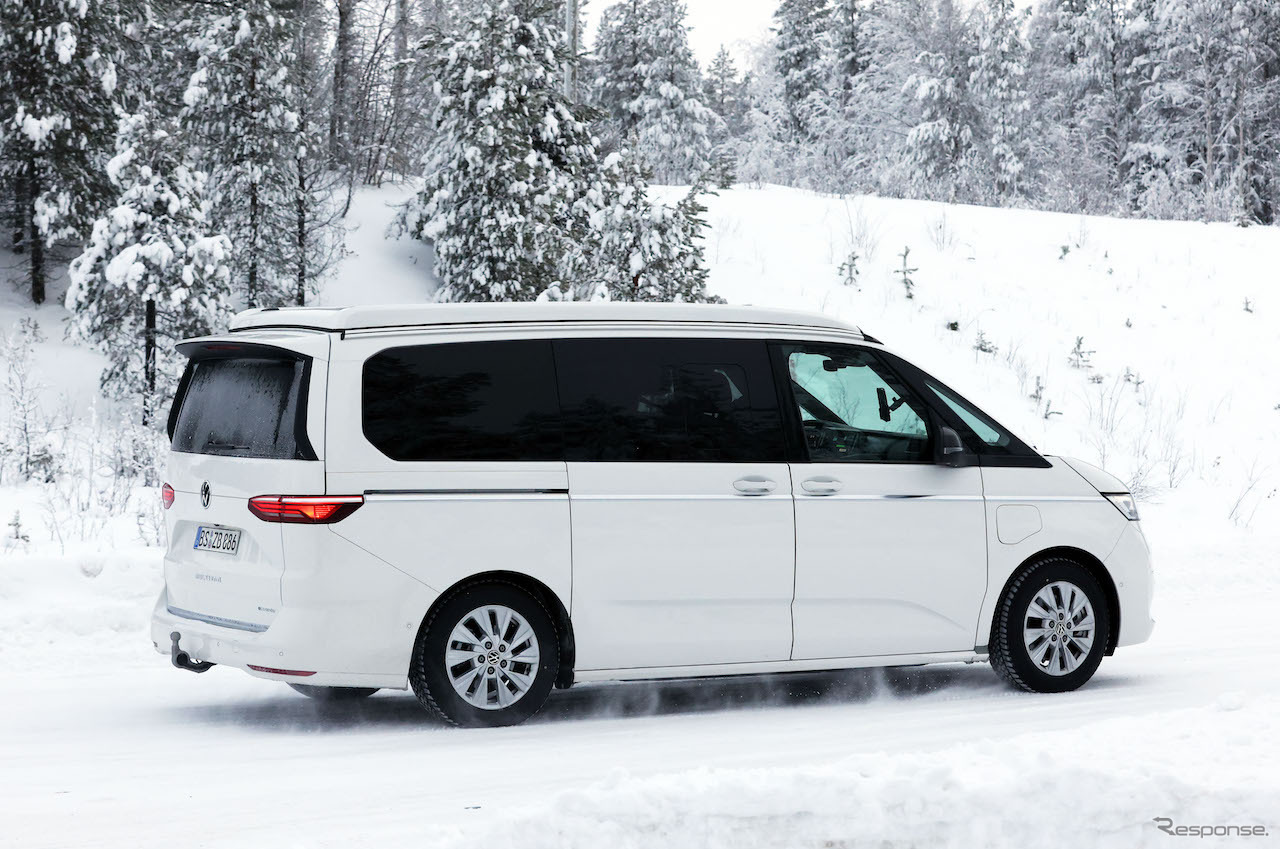 VW カリフォルニア PHEV プロトタイプ（スクープ写真）