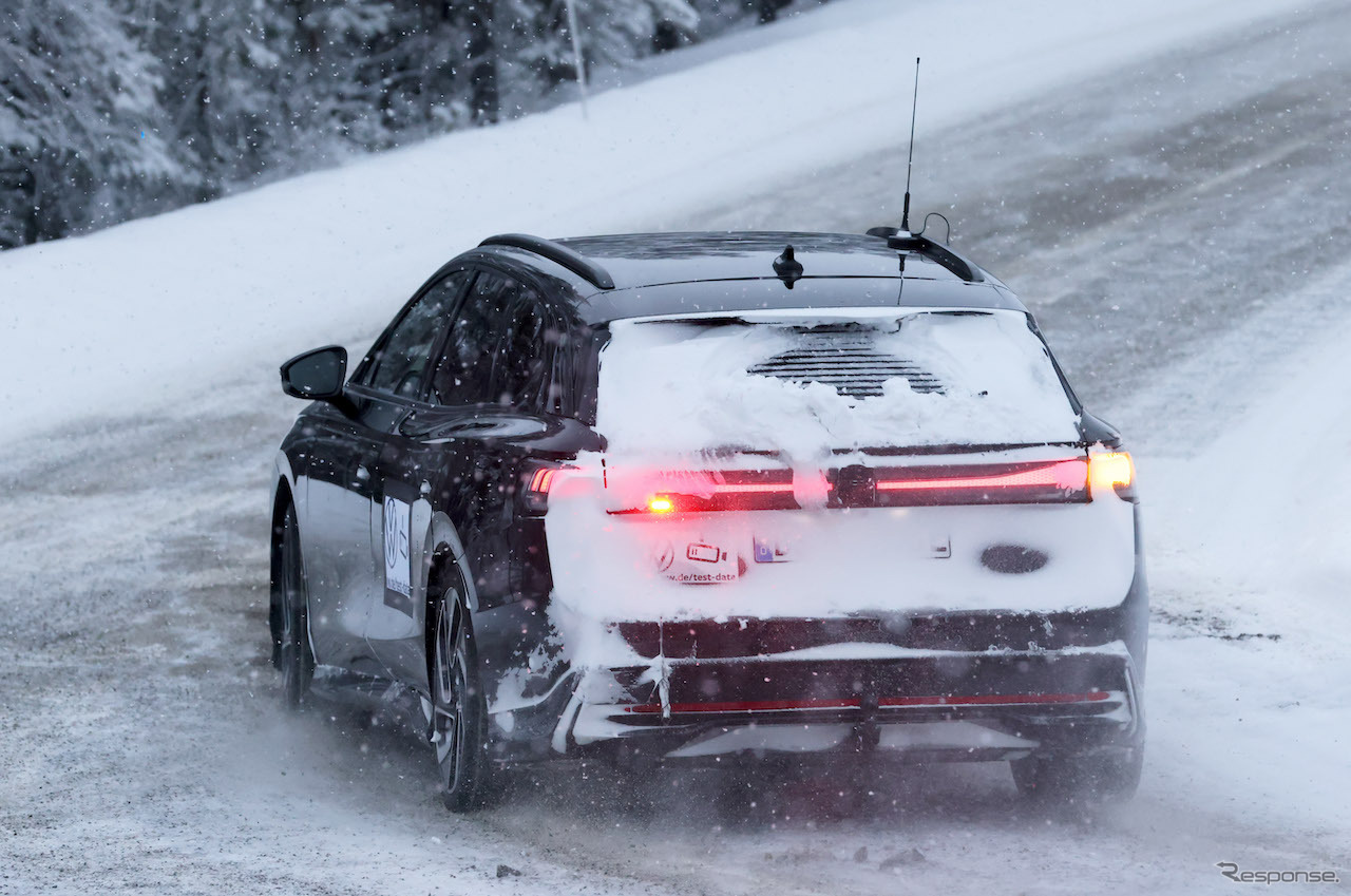 VW ID.7 ツアラー 市販型プロトタイプ（スクープ写真）