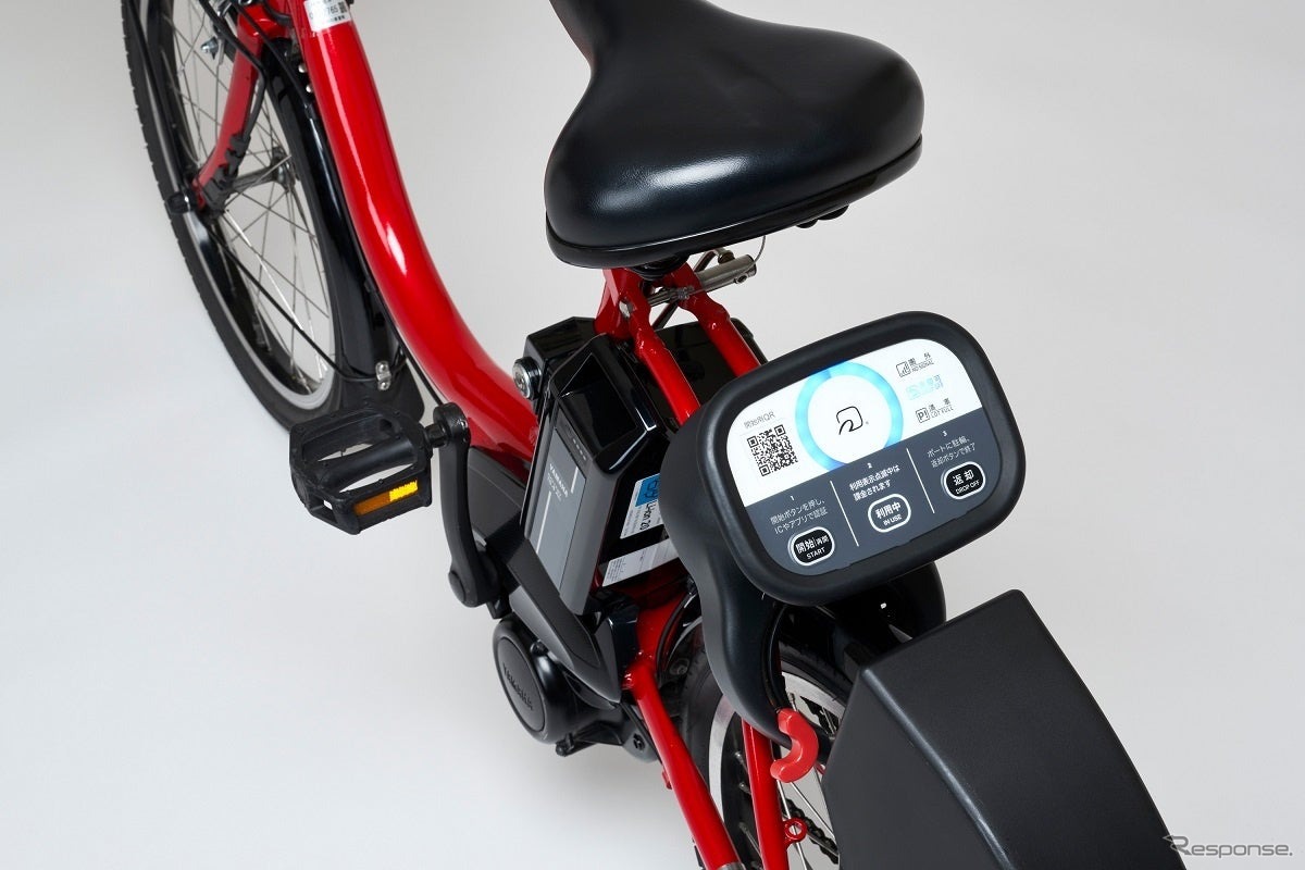 ドコモ・バイクシェアの電動アシスト自転車イメージ