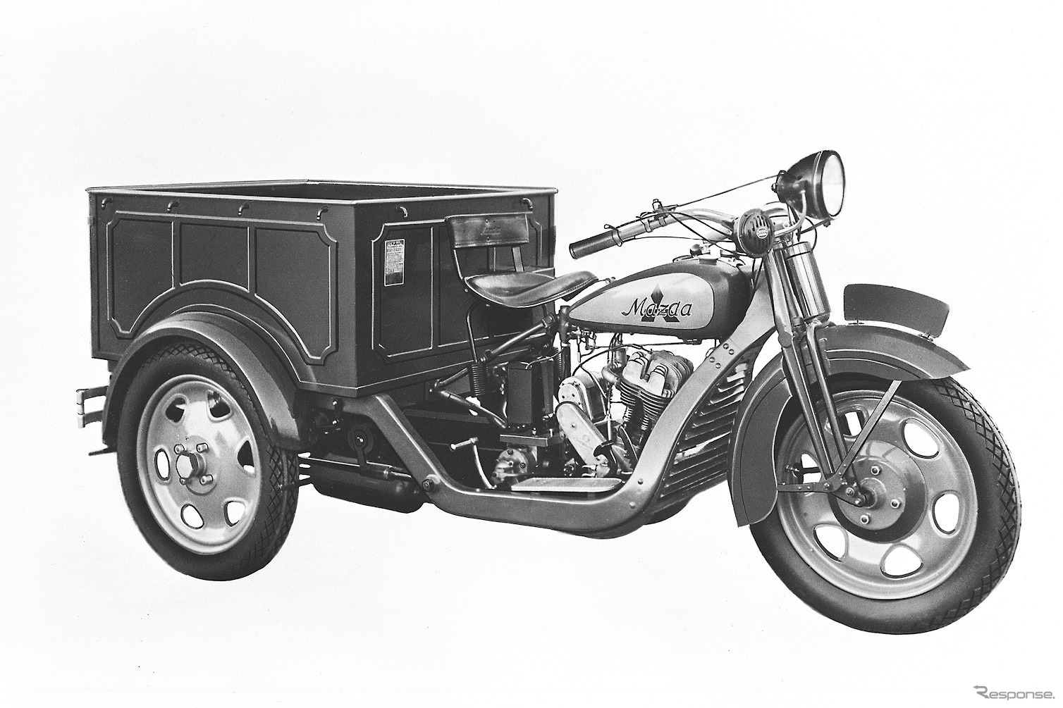 DA型三輪トラック（1931年発売）。マツダの第1号車