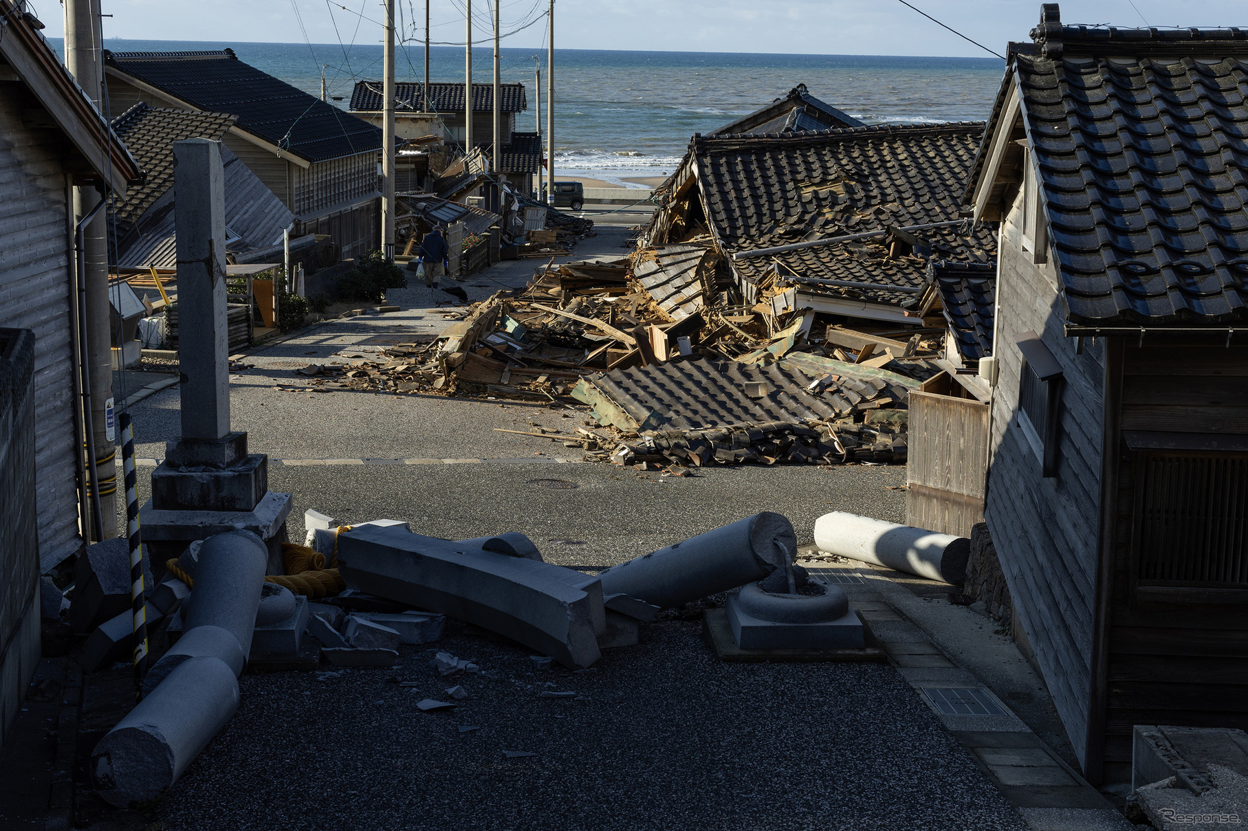 能登半島地震（1月2日、石川県輪島市）