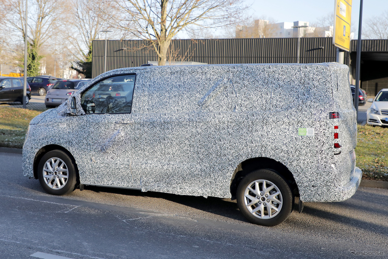 VW トランスポーターT7 ピックアップトラック仕様のプロトタイプ（スクープ写真）
