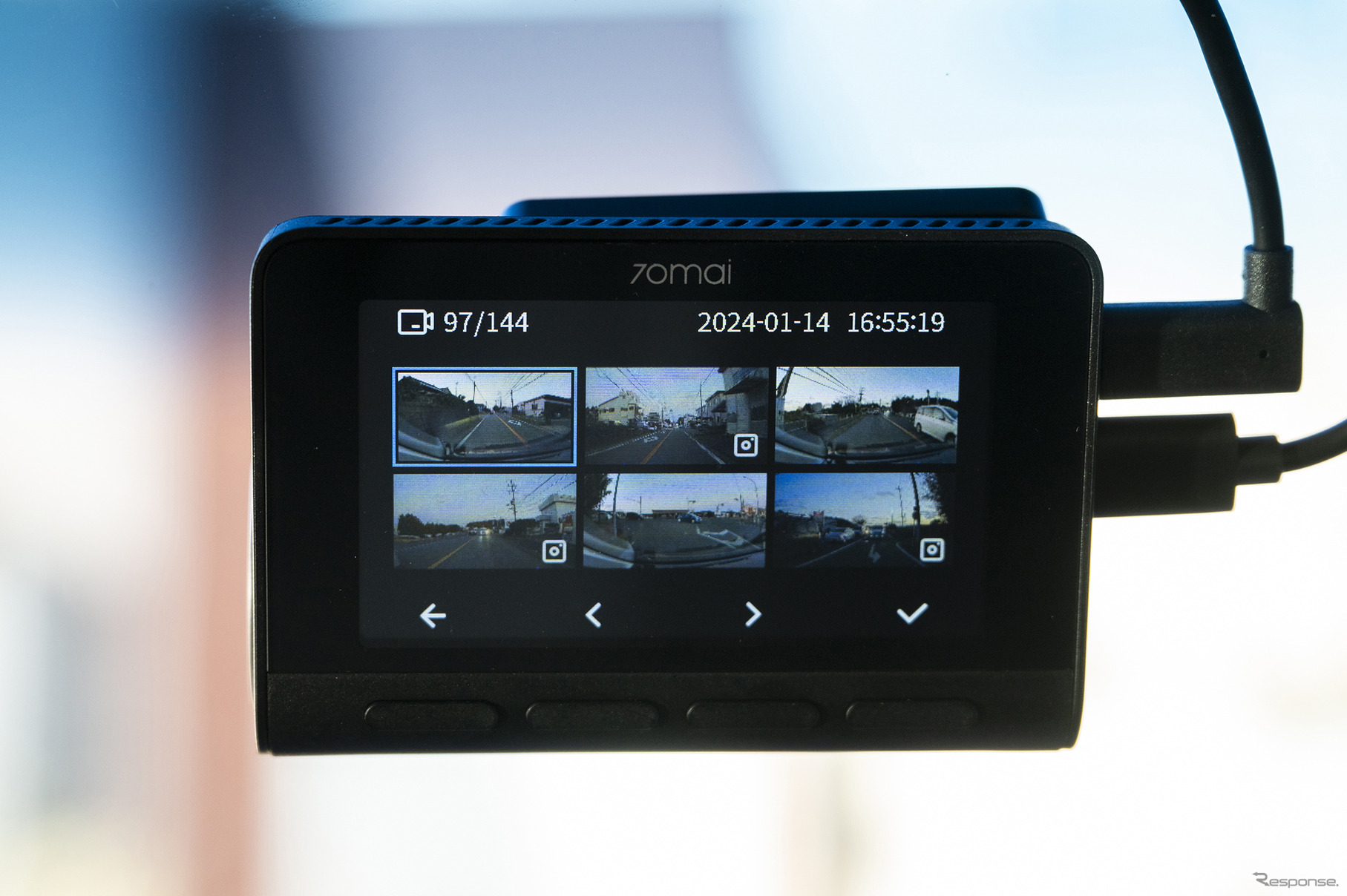 70mai Dash Cam 4K A810設定画面