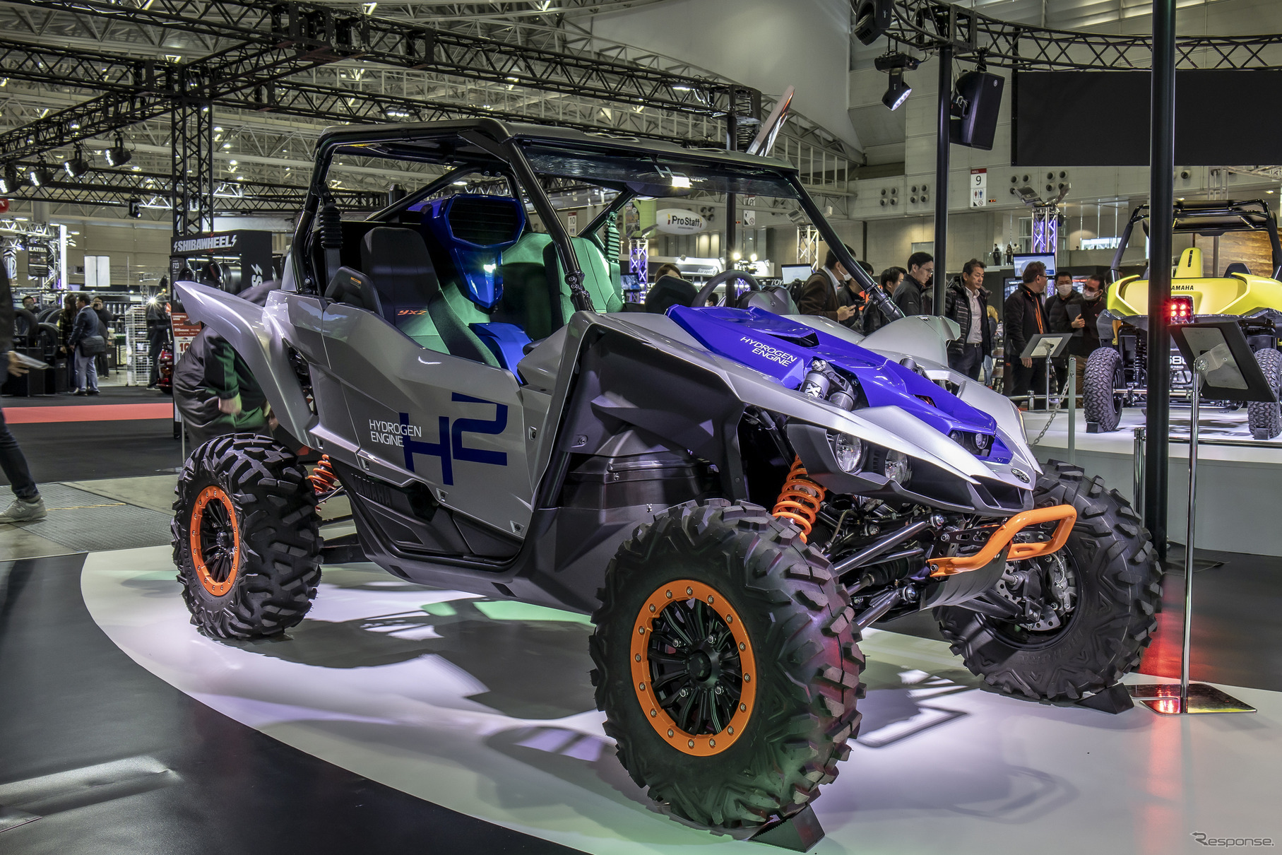 ヤマハ発動機「YXZ1000R」（水素エンジン搭載）