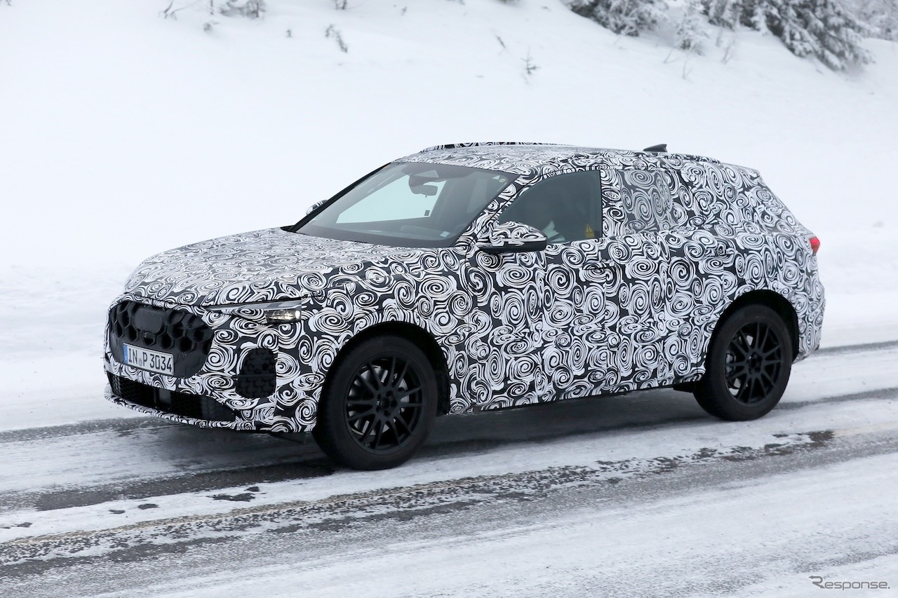 アウディ Q5 次期型プロトタイプ（スクープ写真）