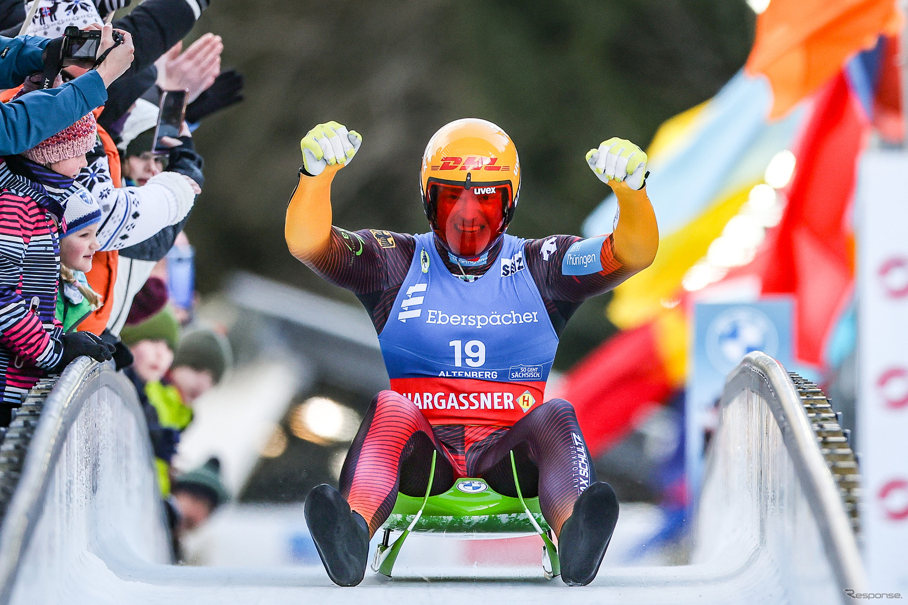 マックス・ランゲンハンが優勝（1月27日、リュージュ男子シングル）