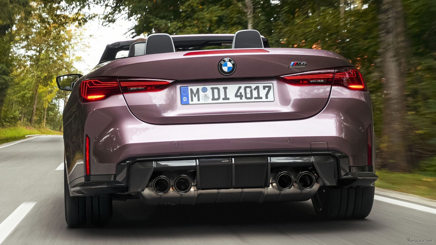 BMW M4 コンペティション・カブリオレ with M xDrive 改良新型