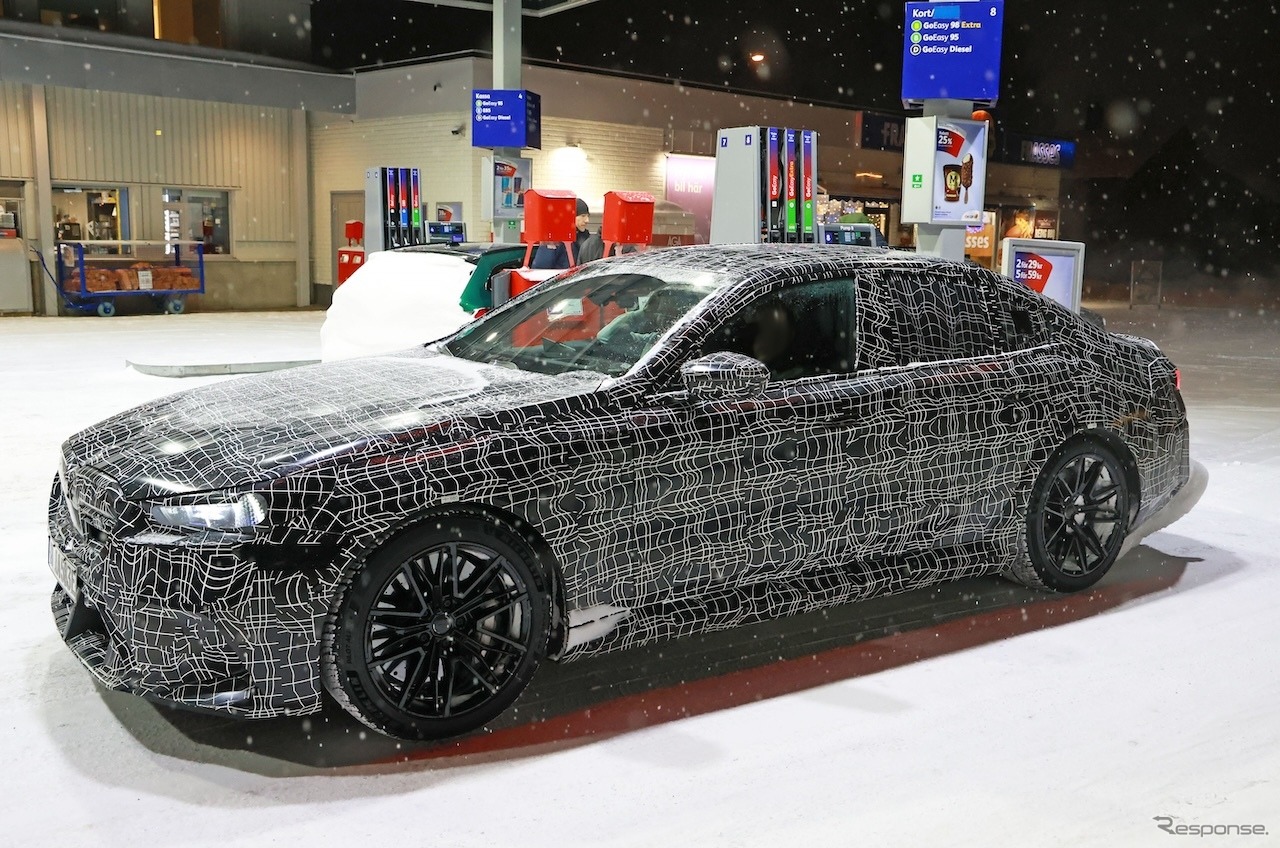 BMW M5セダン 新型プロトタイプ（スクープ写真）