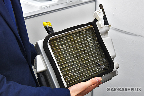 分解脱着が難しいエバポレーター