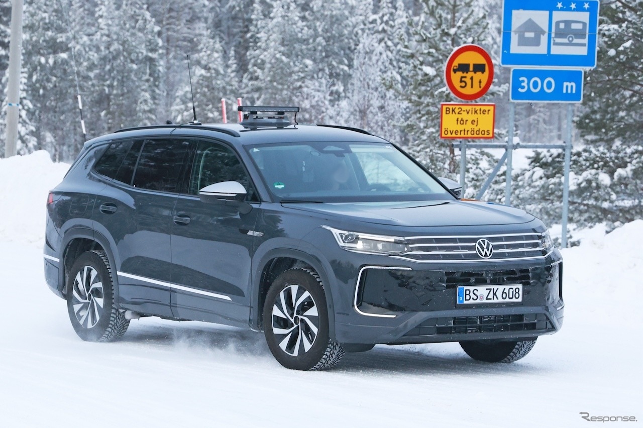 VW タイロン 次期型プロトタイプ（スクープ写真）