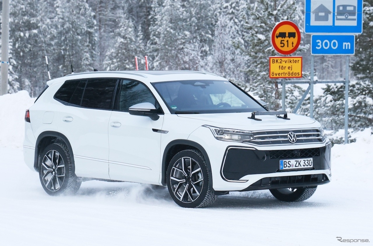 VW タイロン 次期型プロトタイプ（スクープ写真）