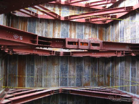 ソイルセメント鋼製連壁工法が工事に初採用…新日本製鐵などが開発