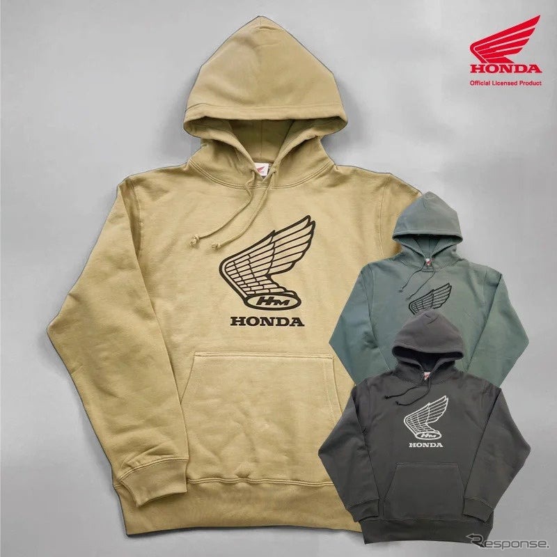 HONDAレトロウイングマークパーカ