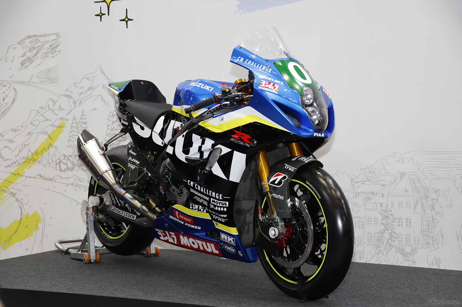 鈴鹿8耐に参戦する「GSX-R1000R ヨシムラ SERT EWC CN仕様」（東京モーターサイクルショー2024）