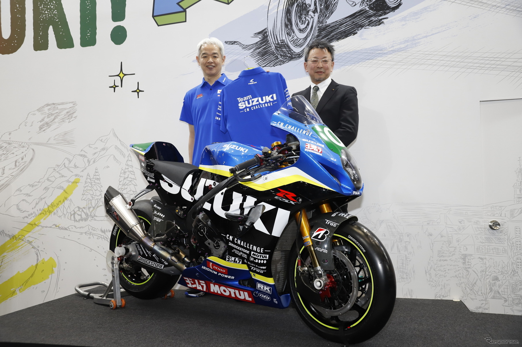 サステナブルアイテムを投入し鈴鹿8耐へ参戦するとサプライズ発表（東京モーターサイクルショー2024）