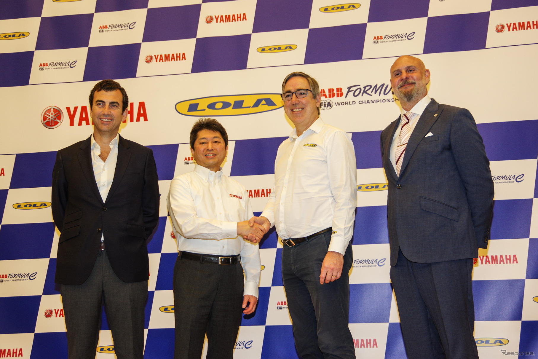 ヤマハ発動機と英国Lola Cars社がフォーミュラE車両供給でパートナーシップ契約を締結