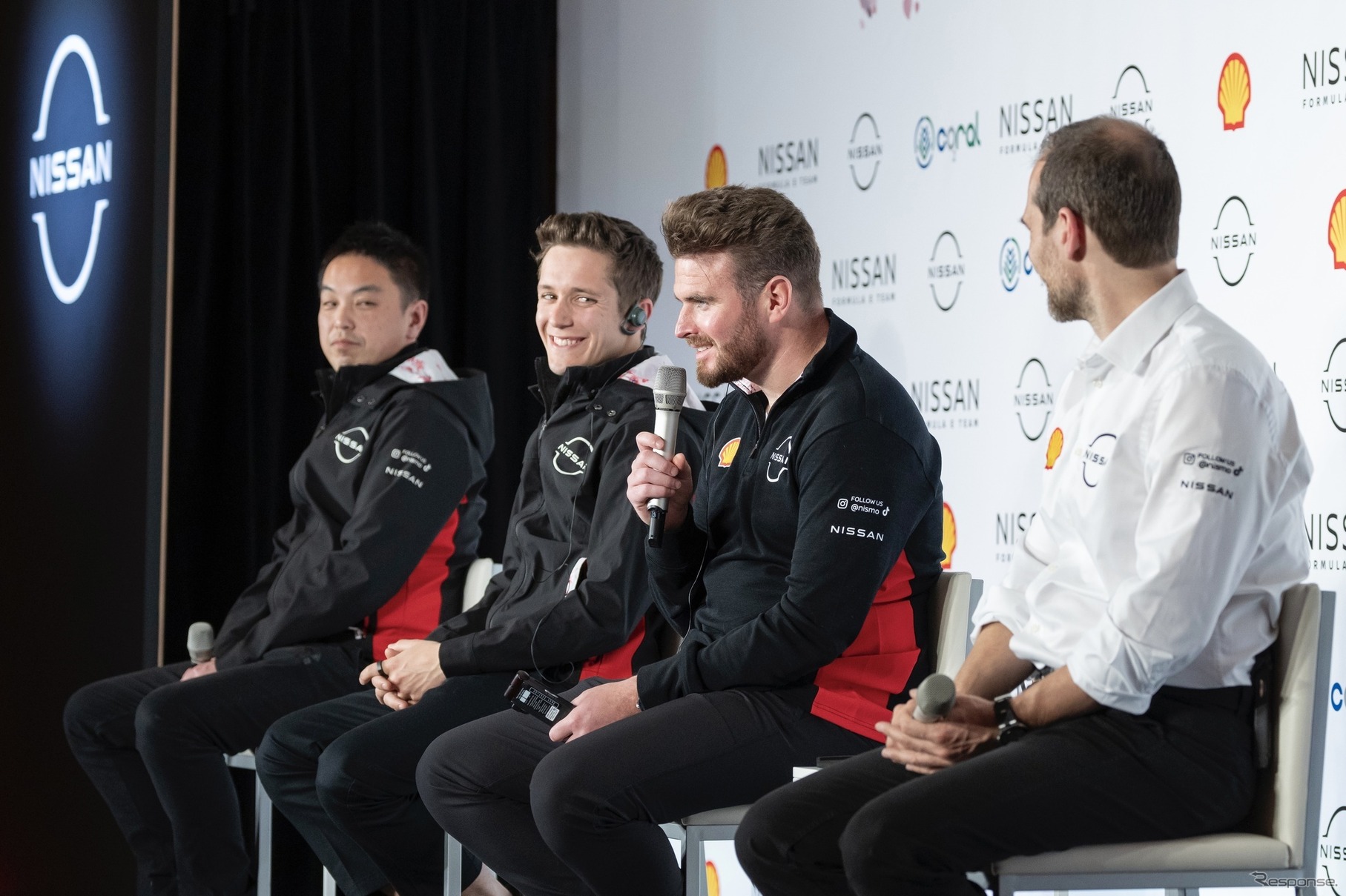 ニッサン・フォーミュラEチームが記者会見