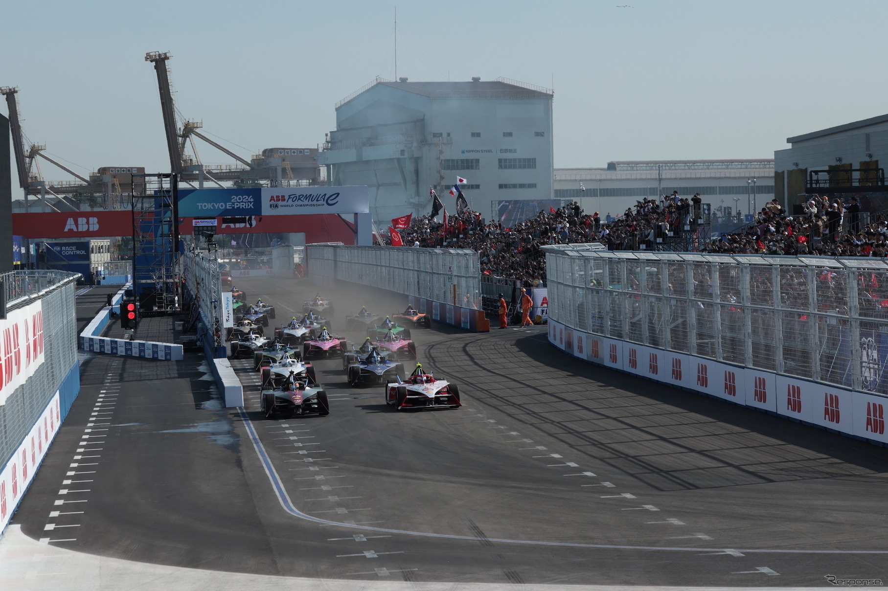 「2024 東京E-Prix」の模様。