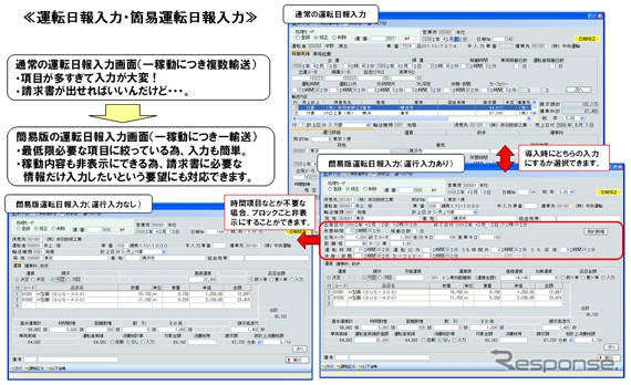 OSK、運送事業者向け販売管理システムを発売…簡易運転日報が入力可能