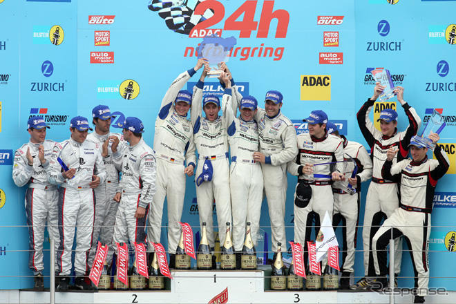 ニュル24時間耐久…ドイツの名門チームが驚異の4連覇達成