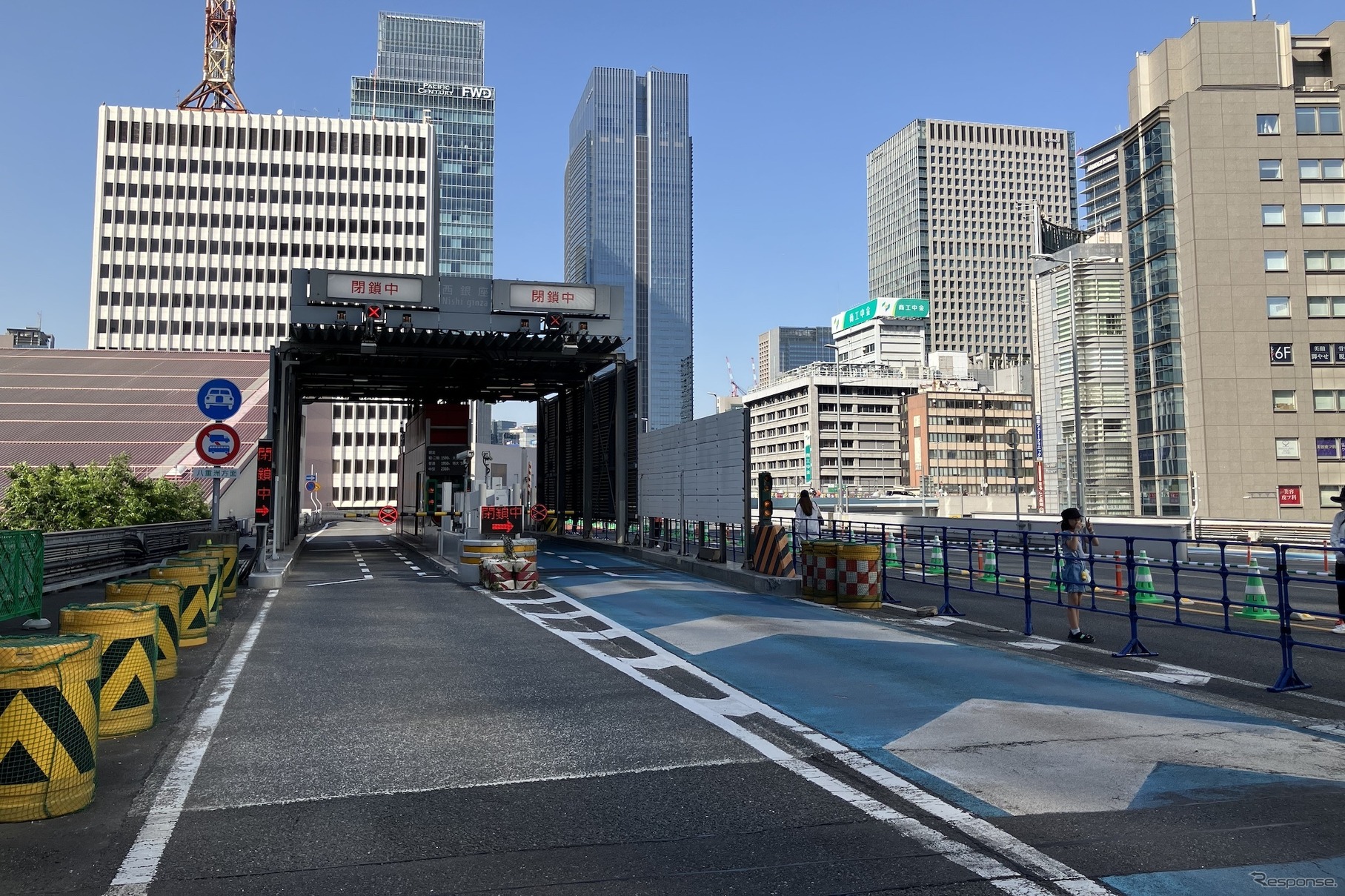 GINZA SKY WALK 2024：西銀座乗継所、神田橋JCT方面