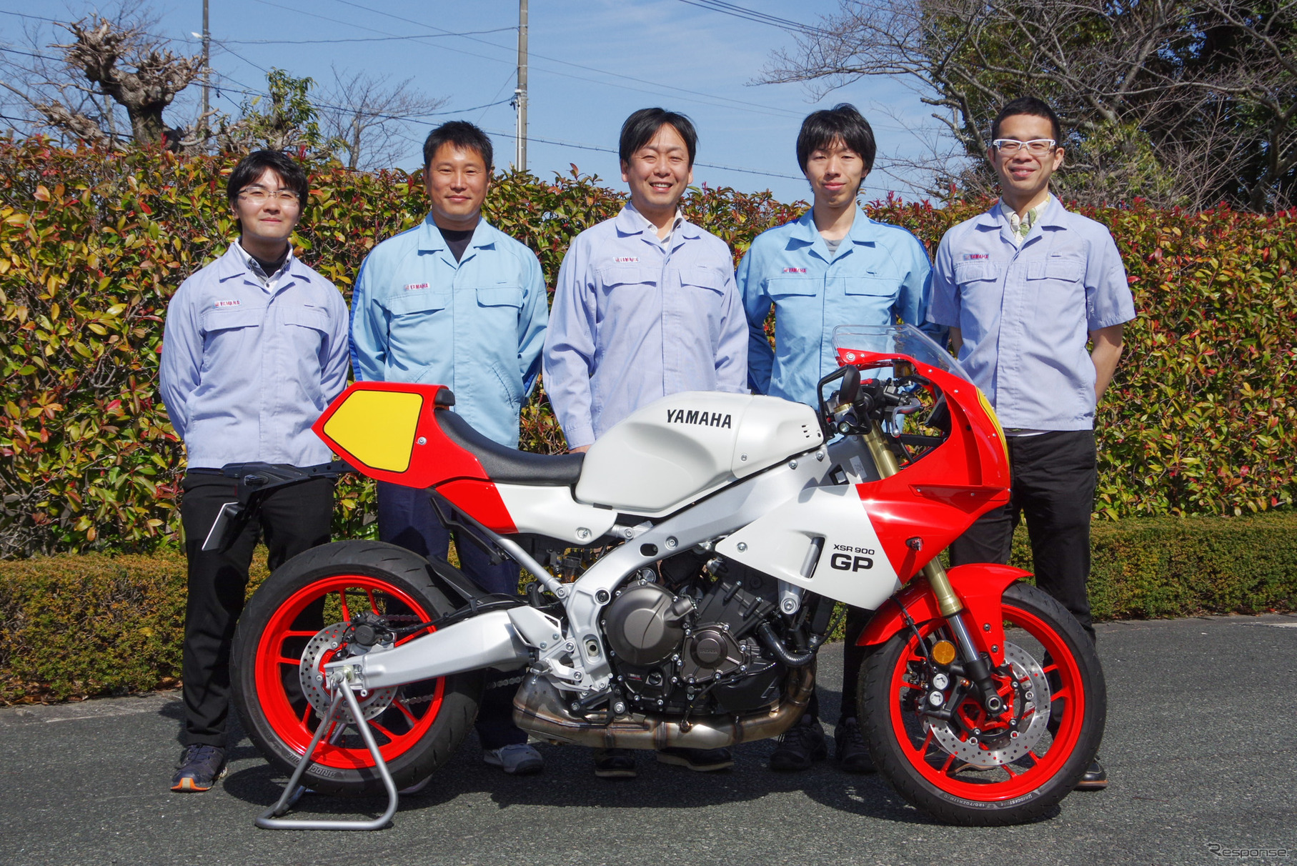 ヤマハ XSR900GPの開発メンバー